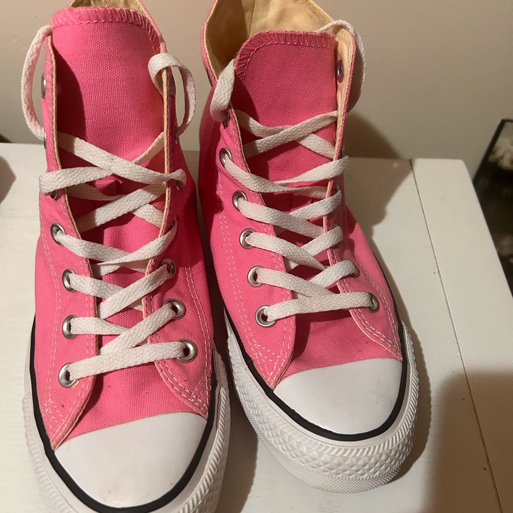 Converse Pink High-Top Sneakers